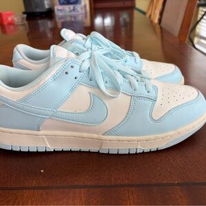 Nike Dunks Low Retro White Glacier Blue Men’s Size 10.5